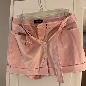 Pink size 0 silky express shorts